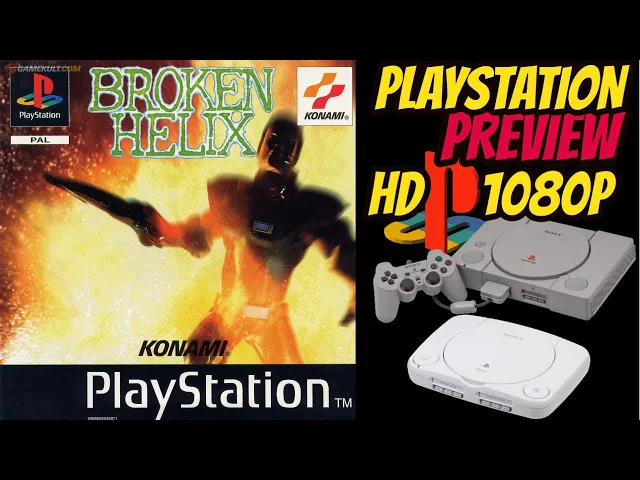 broken helix (ps1) gameplay walkthrough preview quickplay no commentary hd1080p
